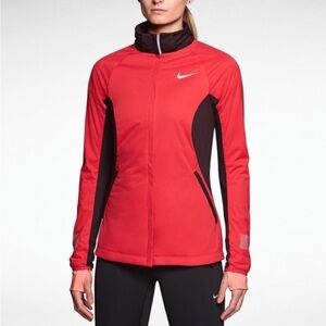 Nike hooded Red Running jacket